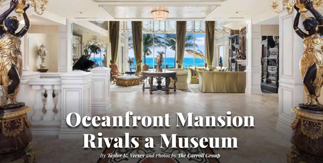 Oceanfront Mansion Rivals a Museum