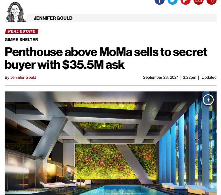 Penthouse above MoMa sells to secret buyer with $35.5M ask