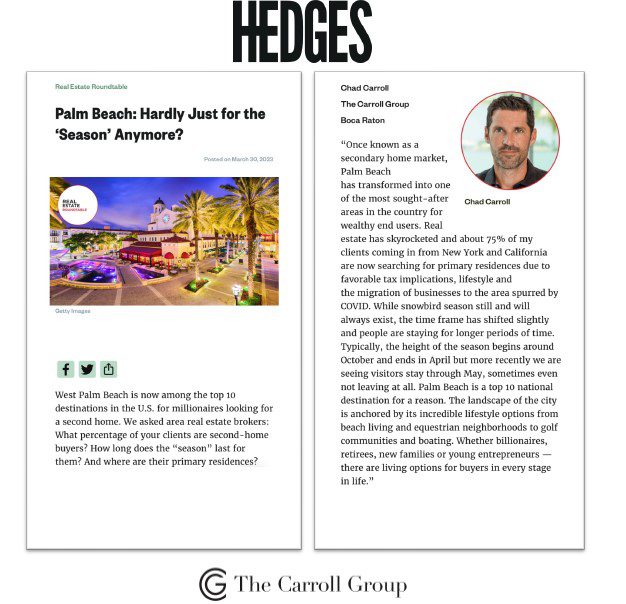 Palm Beach: Hardly Just for the ‘Season’ Anymore?