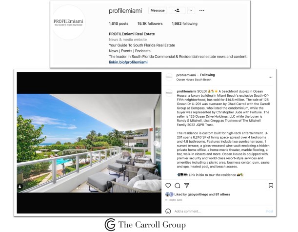 Tour A Beachfront Duplex In Ocean House Which Just Sold For $14.5 Million In South-Of-Fifth