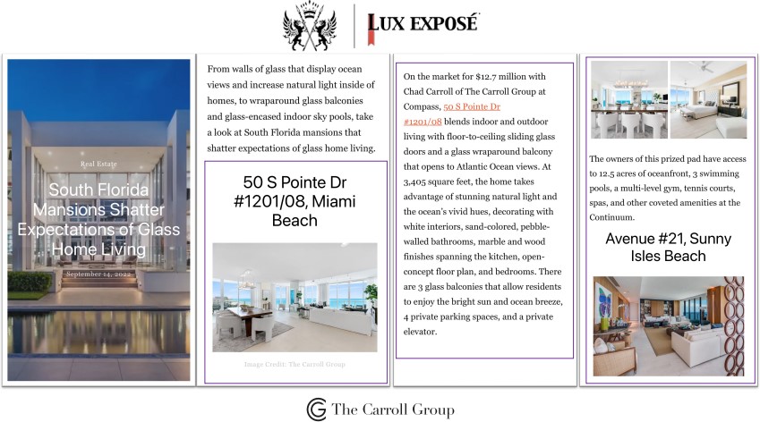 South Florida Mansions Shatter Expectations of Glass Home Living