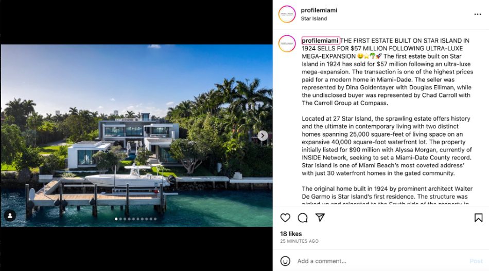 Instagram @ProfileMiami