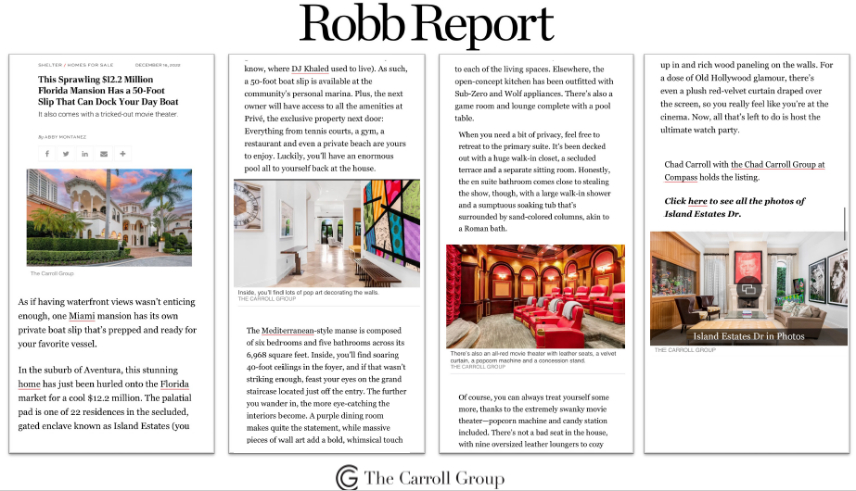 This Sprawling $12.2 Million Florida Mansion Has a 50-Foot Slip That Can Dock Your Day Boat