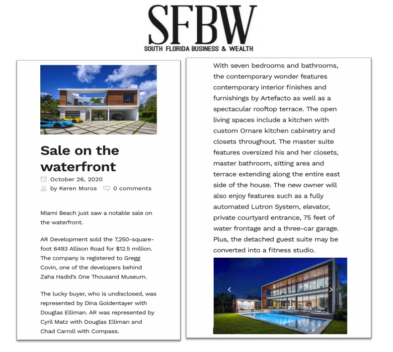 Sale on the waterfront