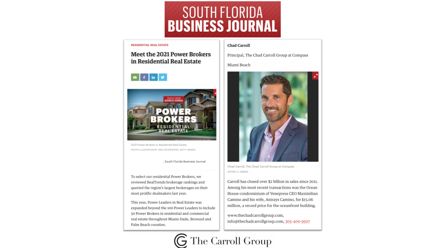 Meet the 2021 Power Brokers in Residential Real Estate