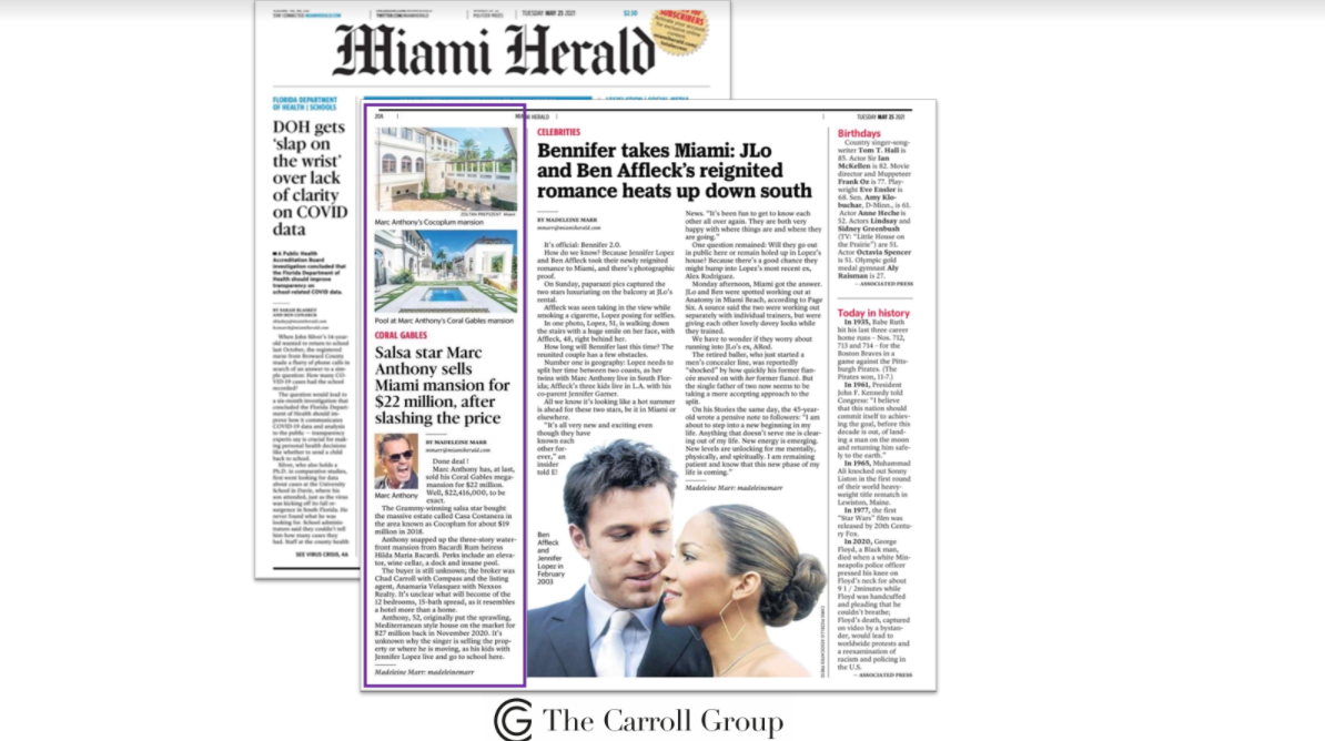 Salsa star Marc Anthony sells Miami mansion for $22 million, after slashing the price