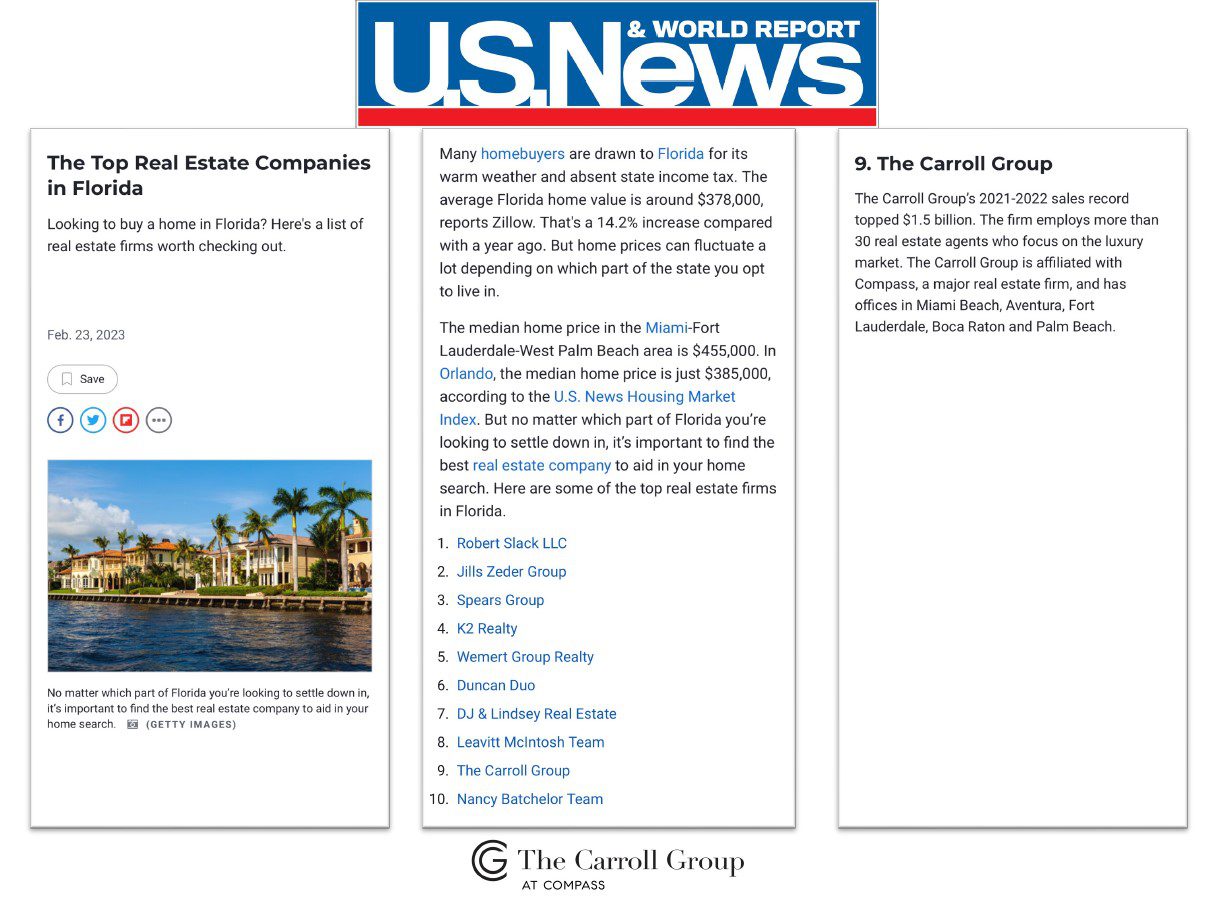 The Top Real Estate Companies in Florida