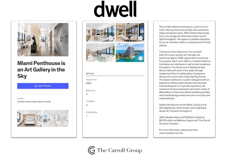 Miami Penthouse is an Art Gallery in the Sky