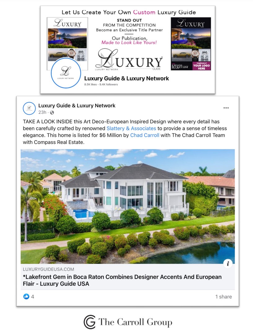 Lakefront Gem in Boca Raton Combines Designer Accents And European Flair