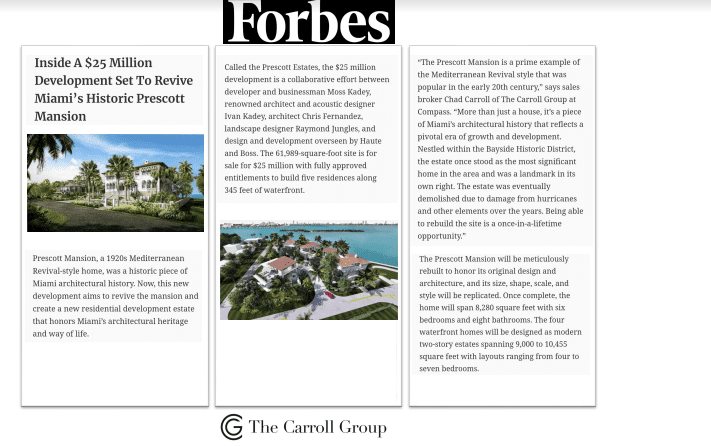 Inside A $25 Million Development Set To Revive Miami’s Historic Prescott Mansion