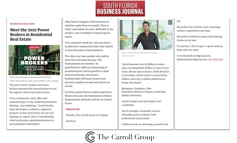 Meet the 2022 Power Brokers in Residential Real Estate