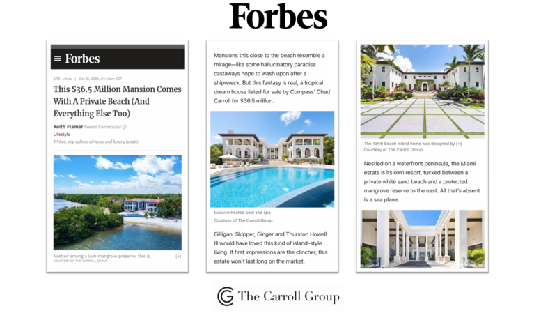 This $36.5 Million Mansion Comes With A Private Beach (And Everything Else Too)