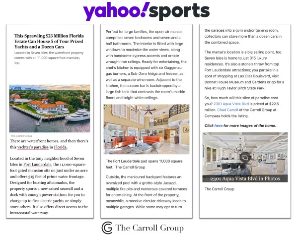 This Sprawling $23 Million Florida Estate Can House 5 of Your Prized Yachts and a Dozen Cars