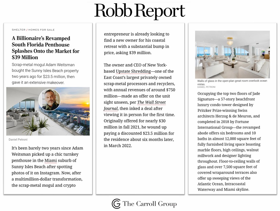 Adam Weitsman’s Florida Penthouse in Photos