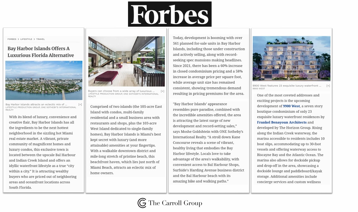 Bay Harbor Islands Offers A Luxurious Florida Alternative