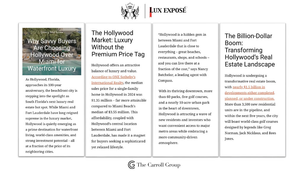 Florida’s Next Real Estate Hot Spot: Hollywood – Celebrating 100 Years