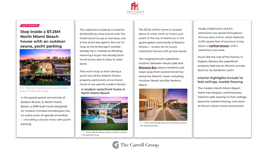 Step inside a $7.25M North Miami Beach house with an outdoor sauna, yacht parking