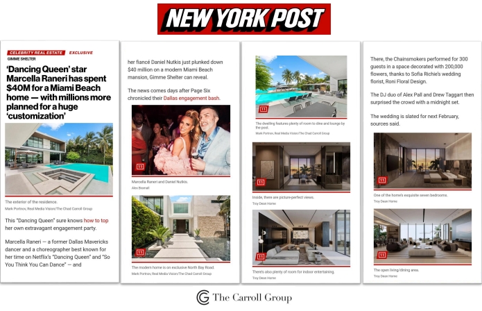 Dancing Queen’ star Marcella Raneri has spent $40M for a Miami Beach home — with millions more planned for a huge ‘customization’