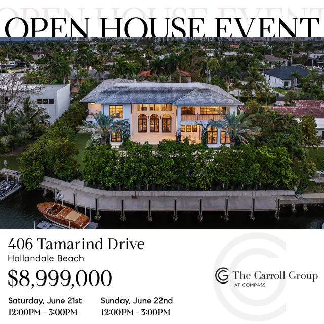 The Carroll Group Is 𝗢𝗣𝗘𝗡! 🔑 | Join Us This Saturday & Sunday For A Weekend Full Of Open House Events! 

See You There 👀 🏠 ✨ 
_ 
#TheCarrollGroup #OpenHouse #LuxuryListings #WeekendEvents #SouthFlorida