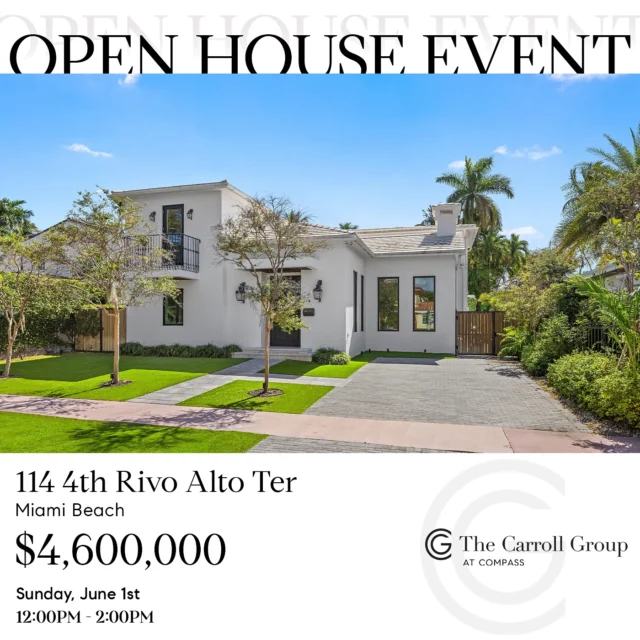 The Rest Of The Lineup is Here 💥| PART 2️⃣ of Our Weekend Full Of Open House Events!

See You There 👀 🏠 ✨ 
_ 
#TheCarrollGroup #OpenHouse #LuxuryListings #WeekendEvents #SouthFlorida
