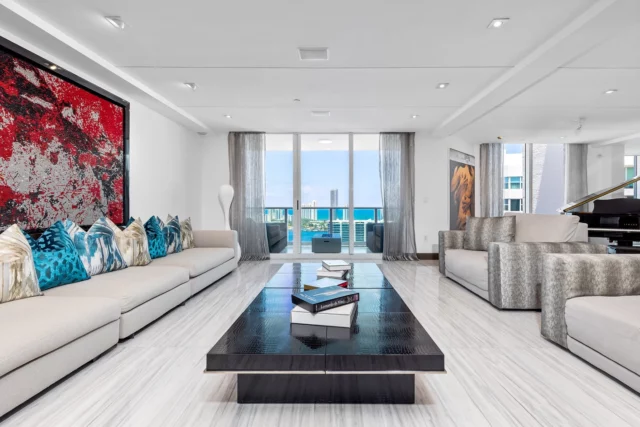 Two-Story Mansion in the Sky 👀🌟| Offered At: $3,800,000 
​
Welcome to… 3301 NE 183rd St #PH3008, Aventura, FL 33160📍
​
Boasting 5 bedrooms, 4 private balconies, and breathtaking eastern & western views, this residence redefines luxury living. The meticulously crafted interiors, designed by a renowned designer, showcase custom Ornare cabinetry, a cutting-edge Crestron smart home system (recently upgraded to 4K), and top-of-the-line Miele appliances. Entertain in style with an enclosed movie theater, elegant bar, and expansive living areas. The private primary suite is a serene retreat on the second floor. Optional furniture and art add a personal touch. Make this masterpiece yours today!
​
📍| Peninsula II – Aventura, FL
🛏️| 5 Bedrooms
🛁| 5 Bathrooms | 1 Half Bathroom
📐| 5,461 Square Feet
🌊| 4 Private Balconies with Breathtaking Eastern & Western Views
​
Want More Details?
📲| 305.400.9507
✉️| Info@TheChadCarrollGroup.Com
​
@chadcarroll | @thecarrollgroup | @compassfl