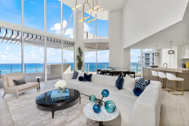 A New Standard in Southeast Ocean Views 🌊✨| Asking $9,499,000
​
Welcome to Four Seasons #1701 🔑 

525 N Fort Lauderdale Beach Blvd Unit 1701, Fort Lauderdale, FL 33304📍
​
Experience unrivaled luxury in this exquisite 2-story duplex at Four Seasons, complete with a private elevator and jacuzzi. Set high on the 17th floor, this 4-bedroom, 4.5-bath residence offers commanding southeast ocean views through 20-foot floor-to-ceiling windows, complemented by expansive private terraces. The gourmet kitchen is a culinary masterpiece with custom Italcraft cabinetry, Sub-Zero and Wolf appliances, a wine cooler, and an outdoor summer kitchen. The opulent primary suite ensures total privacy, while lavish guest suites and spacious walk-in closets provide ultimate comfort. VIP self-parking or valet completes the experience. Schedule a private tour today!

📍| Fort Lauderdale, FL
🛏️| 4 Bedrooms
🛁| 4 Bathrooms | 1 Half Bathroom
📐| 3,272 Square Feet
🌊| Expansive Private Terraces with Southeast Ocean Views
​
Want More Details?
📲| 305.400.9507
✉️| Info@TheChadCarrollGroup.Com
​
@chadcarroll | @thecarrollgroup | @theelmesgroup | @compassfl