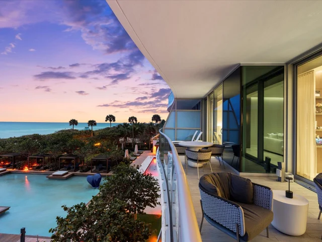 Newly Renovated & Fully Furnished at Fendi Chateau ✨| Asking: $10,999,000

9349 Collins Ave #303, Surfside, FL 33154 📍
​
Experience a seamless blend of sophistication & coastal beauty at Unit 303 in Fendi Chateau, celebrated for its distinctive façade inspired by ocean waves. Set on 3 acres with 300ft of oceanfront, indulge in breathtaking panoramic ocean & city views. This ultra-luxury home features a private split floorplan, grand family room, 3 bedrooms, an extra convertible bedroom with a full bath, spacious living areas, & laundry room. Newly renovated & fully furnished with no detail spared, including a Savant home automation system, double Sub-Zero wine fridges, wet bar, & primary jacuzzi bathtub. Enjoy commercial-grade Wi-Fi network, zen-inspired gardens, tranquil outdoor spaces & bespoke services like luxury concierge, 24-hour security, Shabbat elevators, library, spa, & more.
​
📍| Surfside, FL
🛏️| 3 Bedrooms
🛁| 4 Bathrooms | 1 Half Bathroom
📐| 3,325 Square Feet
​
Want More Details?
📲 | 305.400.9507
✉️ | Info@TheChadCarrollGroup.Com
​
@chadcarroll | @thecarrollgroup | @compassFL | @theelmesgroup